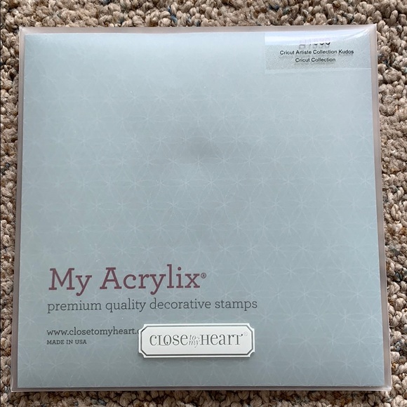 Close to My Heart My Acrylix Cricut Artiste Stamps - Picture 1 of 6